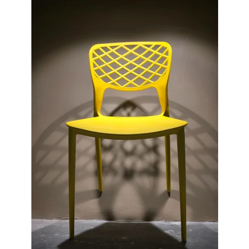 PP-Chair-009 Yellow Restaurant Chair