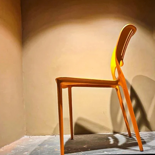 PP-Chair-005 Orange Restaurant Chair