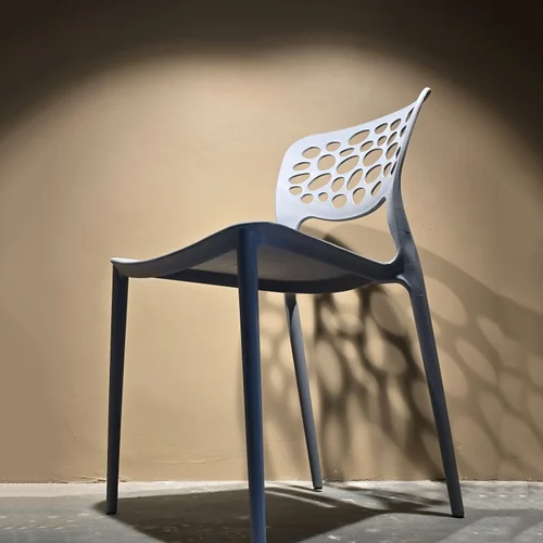 Non Foldable Restaurant Chair - Color: Grey