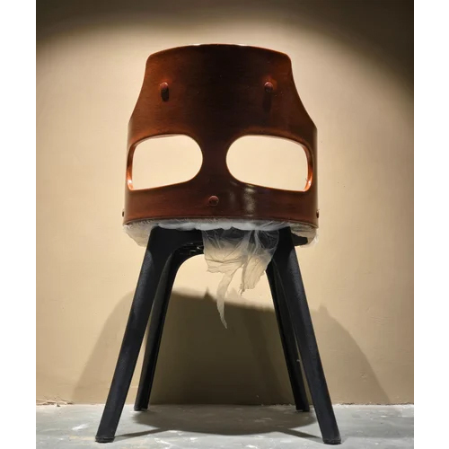 025 PP Brown Orco Wooden Chair