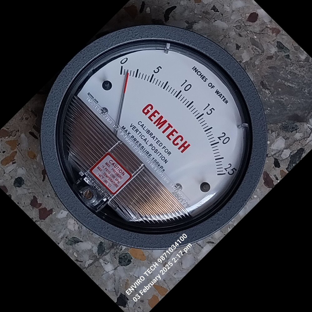 GEMTECH DIFFERENTIAL PRESSURE GAUGE IN Solitaire Industrial Area Rajasthan India