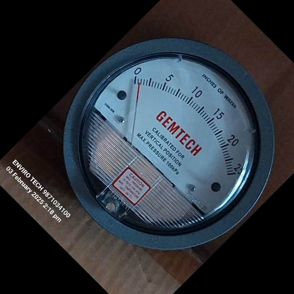 GEMTECH DIFFERENTIAL PRESSURE GAUGE IN Solitaire Industrial Area Rajasthan India