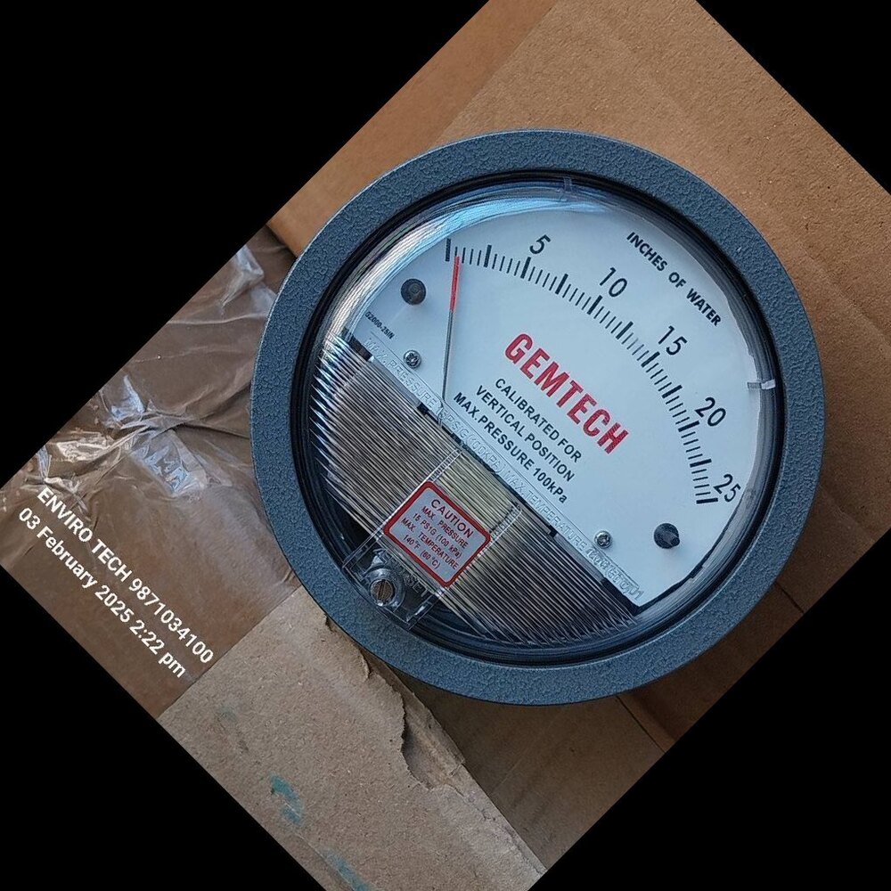 GEMTECH DIFFERENTIAL PRESSURE GAUGE IN Solitaire Industrial Area Rajasthan India