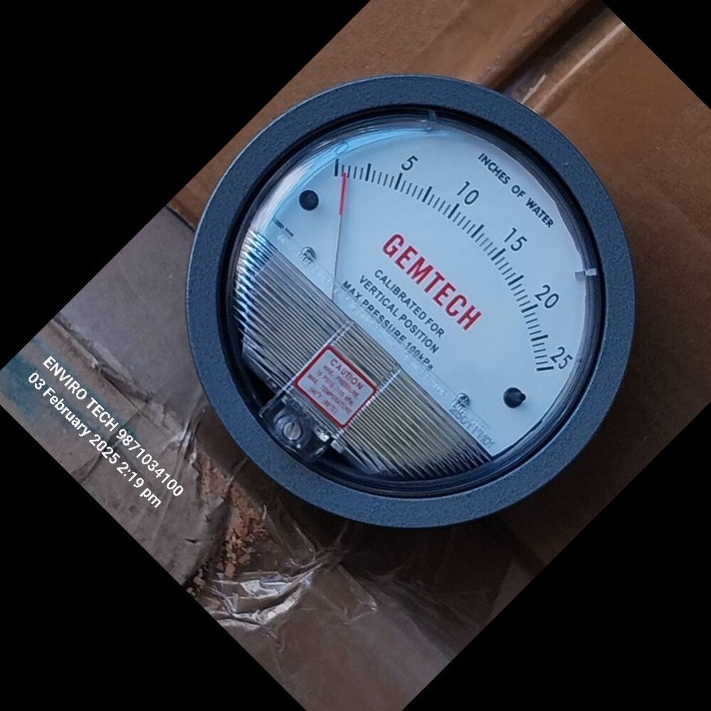GEMTECH DIFFERENTIAL PRESSURE GAUGE IN Solitaire Industrial Area Rajasthan India