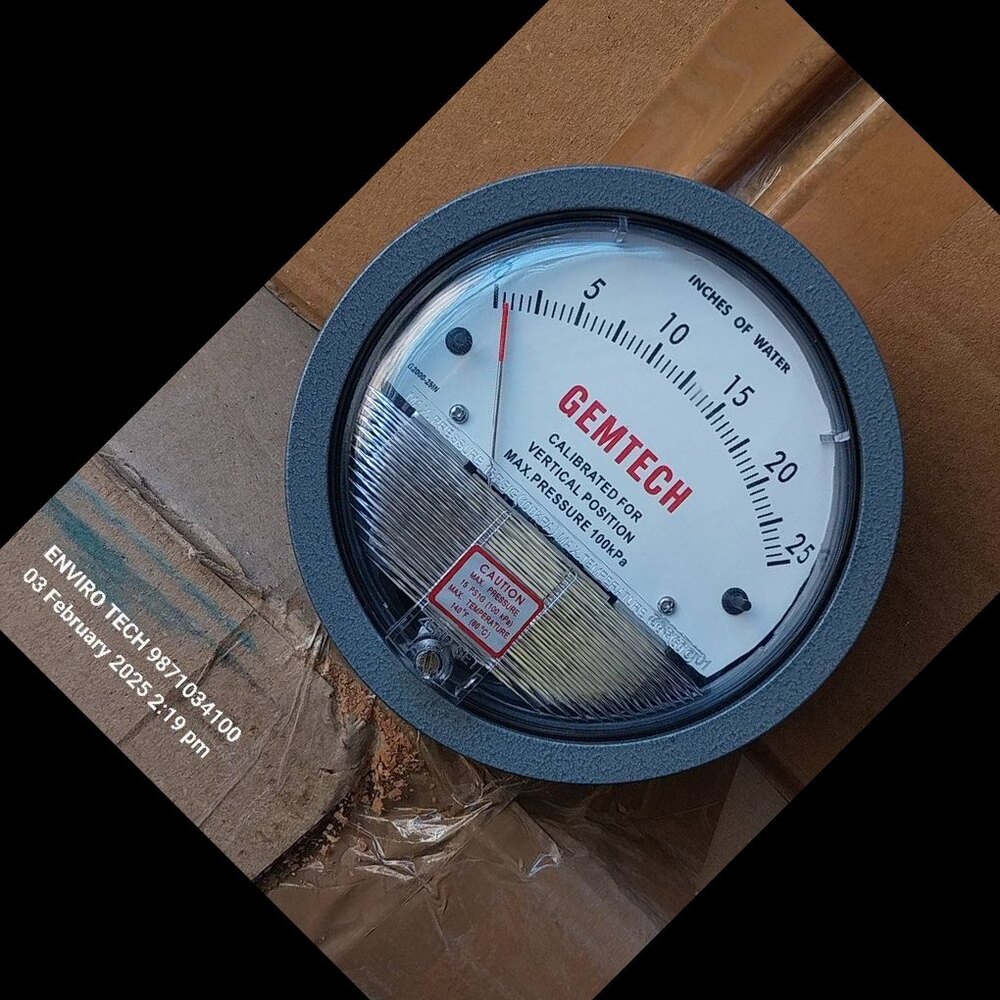 GEMTECH DIFFERENTIAL PRESSURE GAUGE IN Solitaire Industrial Area Rajasthan India