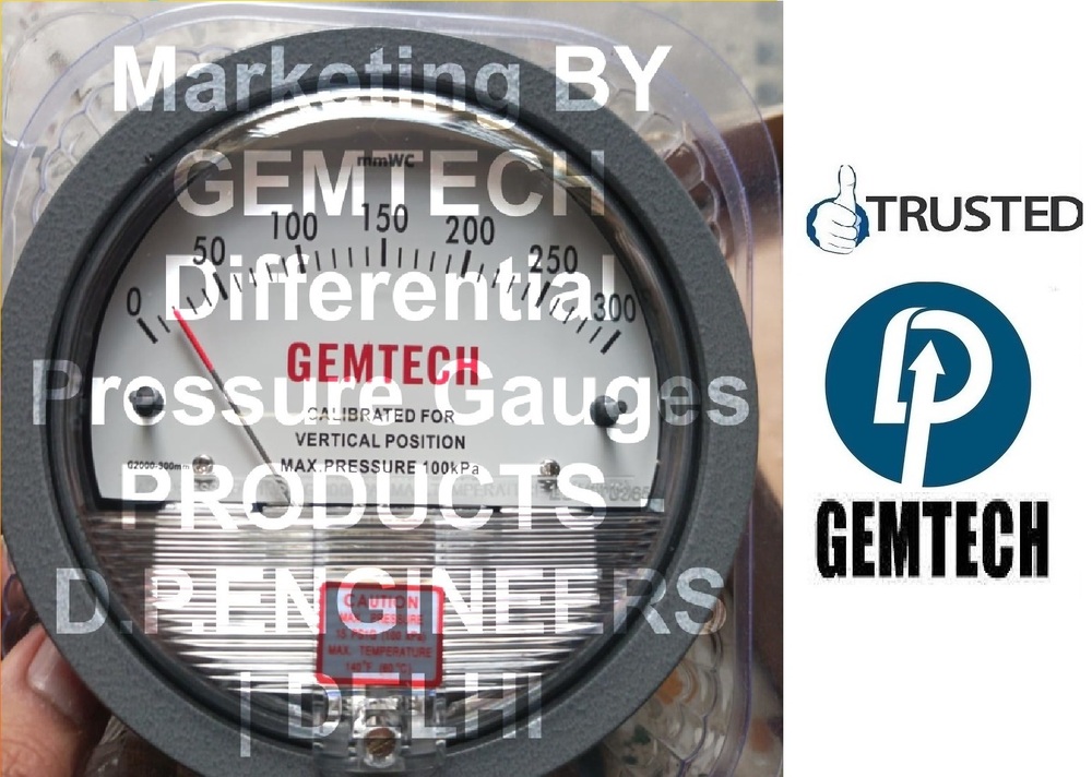 GEMTECH Differential Pressure Gauges Distributors by Mohali Punjab