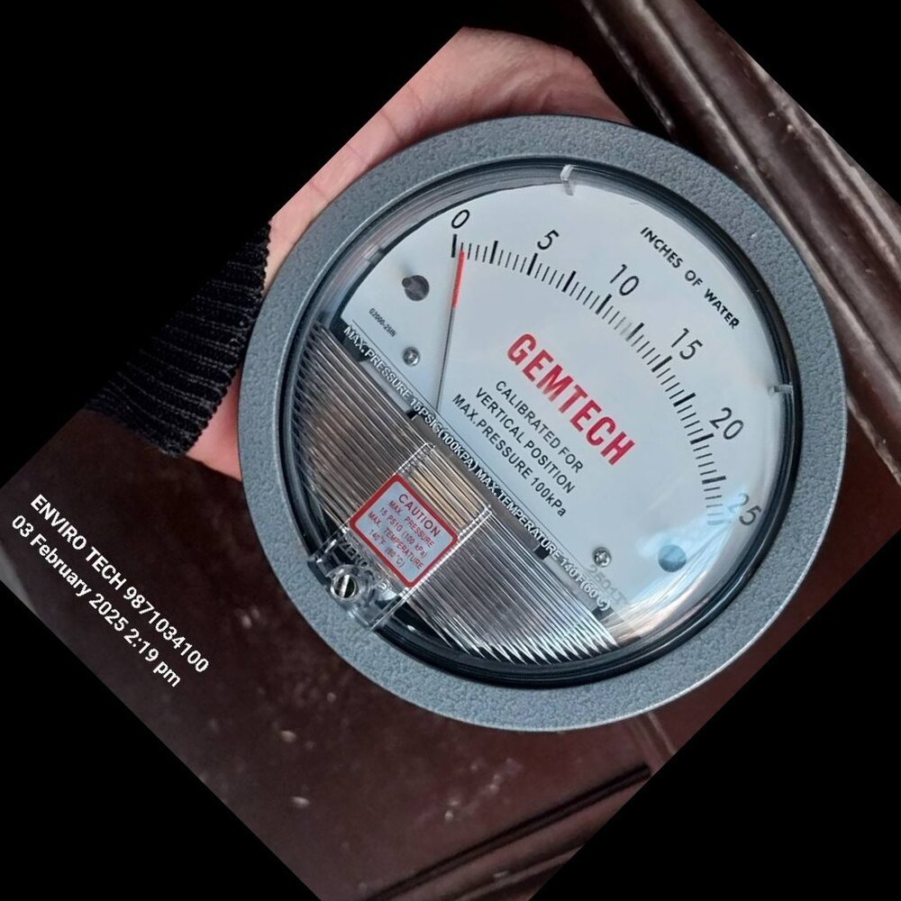 Gemtech Differential Pressure Gauge In Bhiwadi Chopanki Road - Chopanki Industrial Area - Accuracy: 2% (-Ha Model 1) Of Fs (3% (-Ha 1.5%) On -0