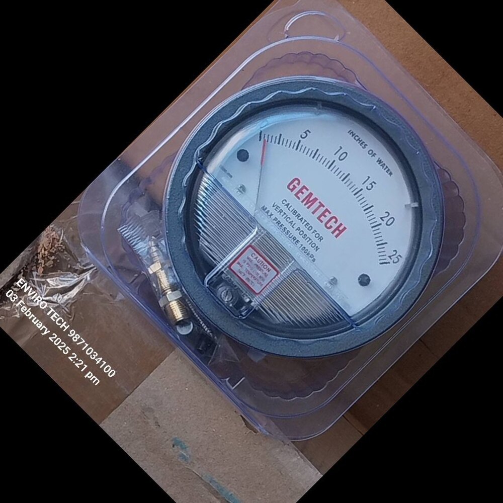 GEMTECH DIFFERENTIAL PRESSURE GAUGE IN Salarpur Industrial Area Bhiwadi