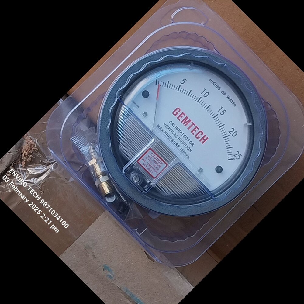 GEMTECH DIFFERENTIAL PRESSURE GAUGE IN Salarpur Industrial Area Bhiwadi