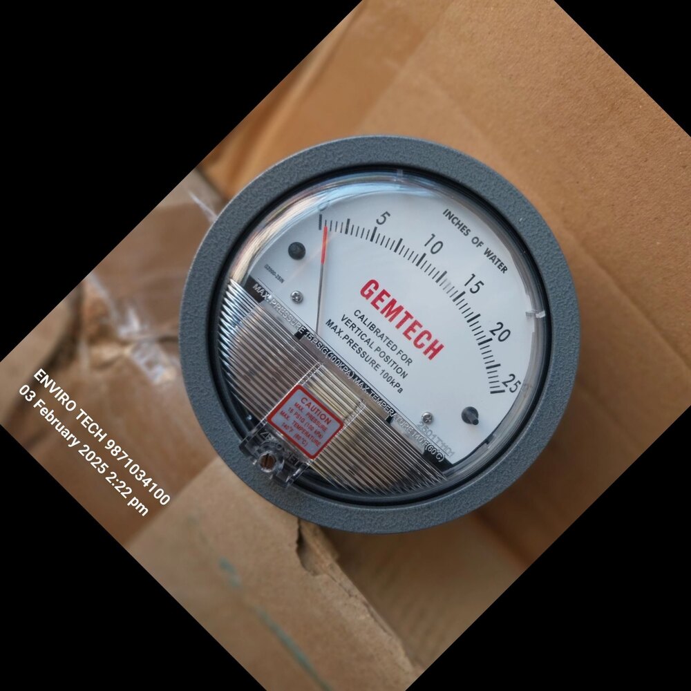 GEMTECH DIFFERENTIAL PRESSURE GAUGE IN Salarpur Industrial Area Bhiwadi