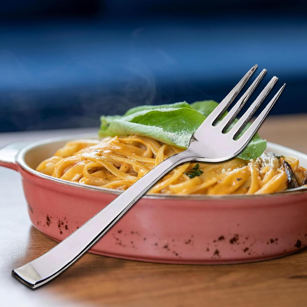 Stainless Steel Fork - Food-grade Stainless Steel, Smooth Silver Finish | Rust-resistant, Dishwasher Safe, Ideal For Kitchen Use