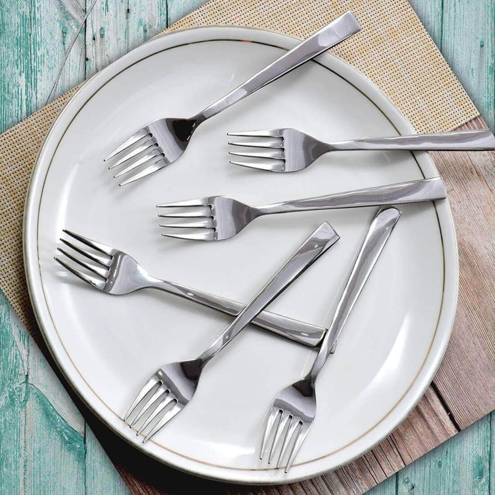 Stainless Steel Fork - Food-grade Stainless Steel, Smooth Silver Finish | Rust-resistant, Dishwasher Safe, Ideal For Kitchen Use