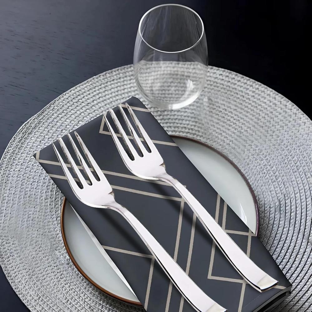 Stainless Steel Fork - Food-grade Stainless Steel, Smooth Silver Finish | Rust-resistant, Dishwasher Safe, Ideal For Kitchen Use