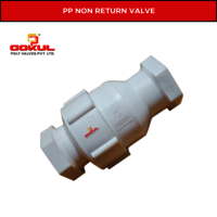 Gokul Foot Valve PP Spring Threaded