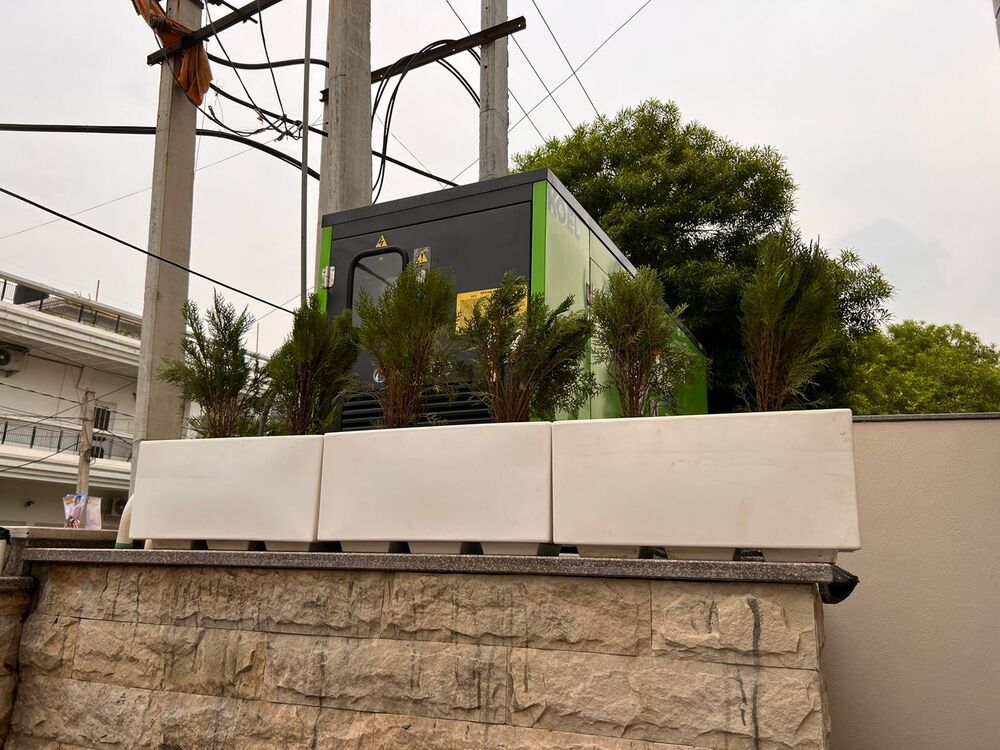 Rectangular Planter Bp-5 - Color: Grey Stone Sand Stone