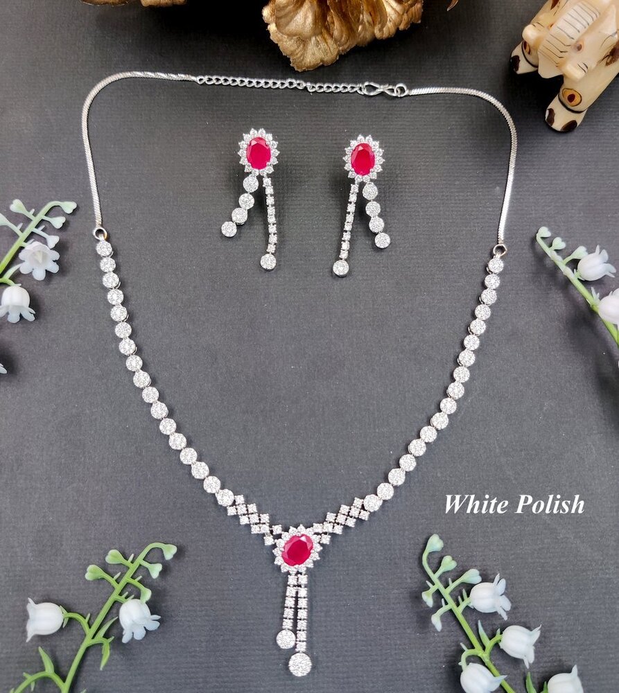 Timeless sophistication AD Necklace