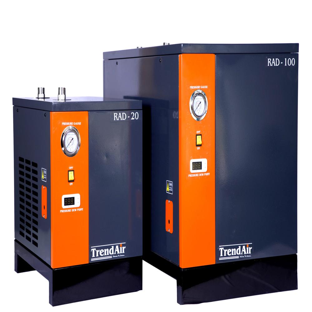 40 Cfm Compressed Air Dryer - R134a Refrigerant, 12 Bar Pressure, Max 45â°c Inlet Temp, 220-240 Volt Ac, Orange And Grey | 1-year Warranty, Designed For Industrial Applications