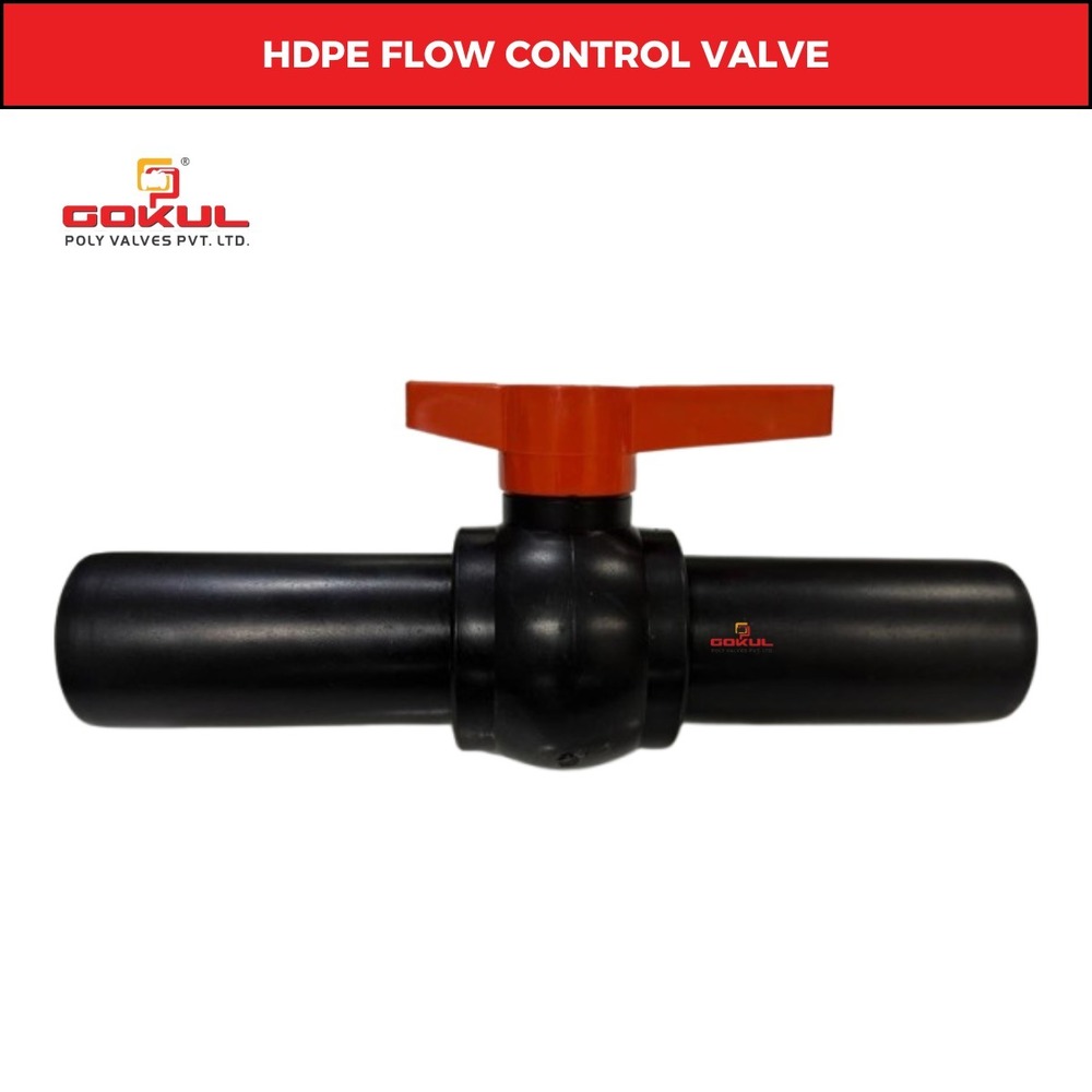 Gokul HDPE Ball Valve Flange End