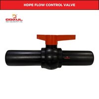 Gokul HDPE Ball Valve Flange End