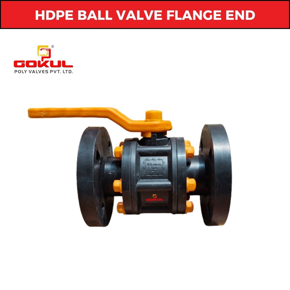 Flanged End HDPE Ball Valve