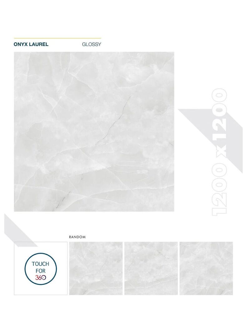 Porcelain Floor Tiles - 1200x1200mm Glossy Finish, R9 Slip Resistance, Rectified Edges, Acid-resistant, Antibacterial, Wear-resistant