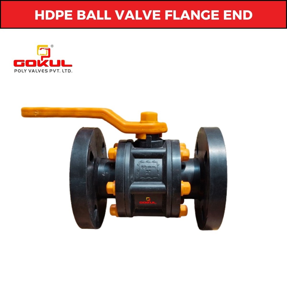 HDPE Flanged End Ball Valve