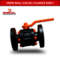 HDPE Flanged End Ball Valve