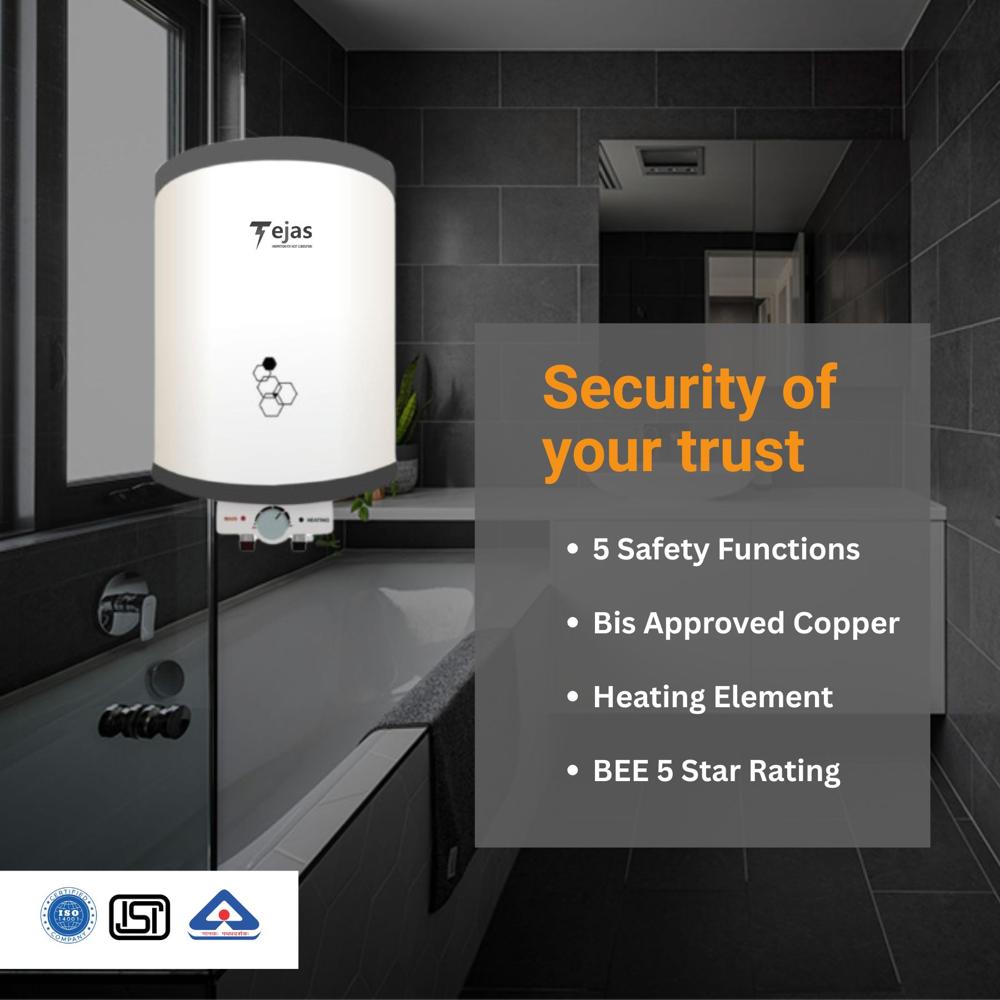 Abs Water Geyser - Color: White