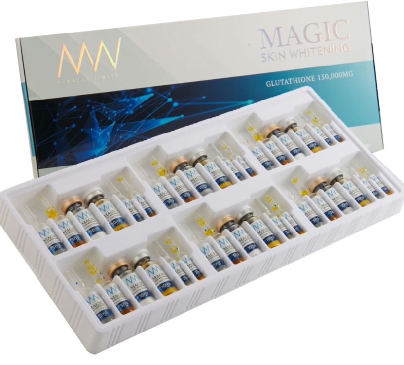 Miracle White Magic Skin Whitening 150,000mg Glutathione Injection