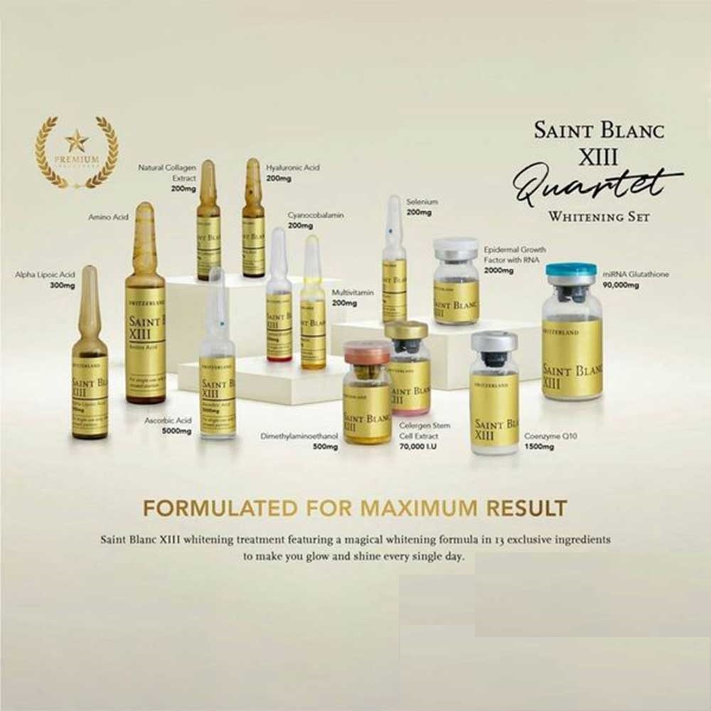 Saint Blanc XIII Glutathione And Vitamin C Injections