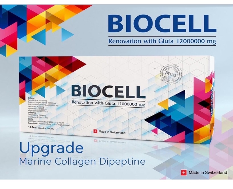 Biocell Renovation With Gluta 12000000mg Glutathione Whitening Injection