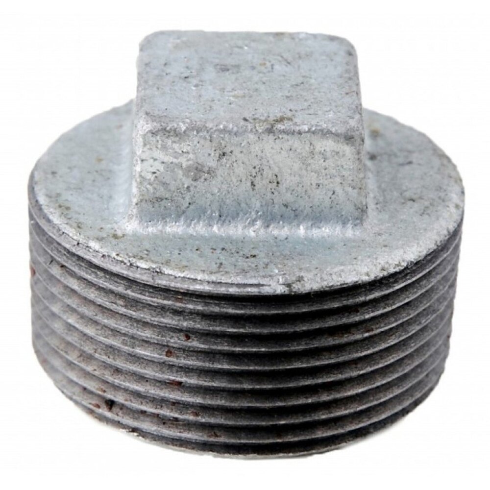 Gi Plug 2 Inch - Galvanized Iron, Size: 2", Standard: Is 1879 | Durable Design, Isi Marked For Quality Assurance, Ideal For Pipe Fittings