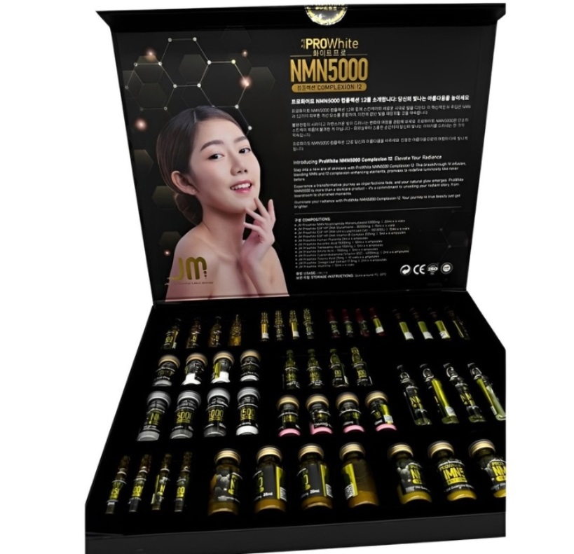 Jm Prowhite NMN5000 Complexion 12 Glutathione Injection