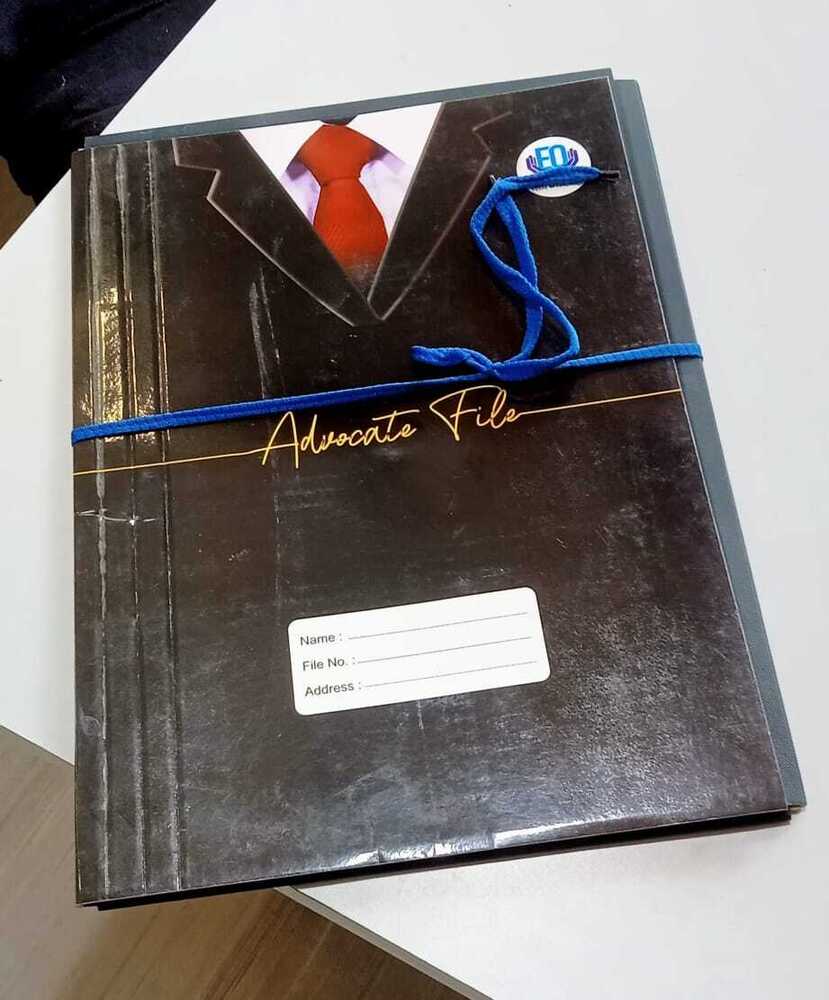 Premium Advocate File With Full Cloth - Material: Hardboard