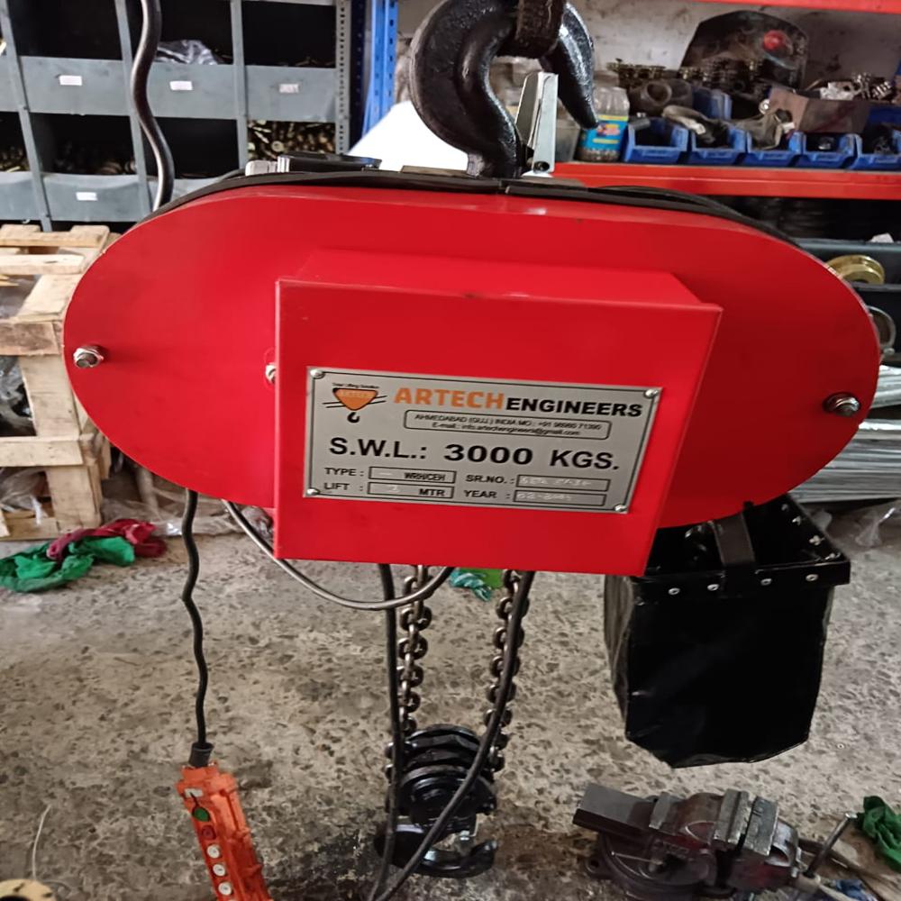 Chain Hoist - Conical Rotor Motor, 8mm Grade 80 Alloy Steel Load Chain, Precise Machined Gears | High Operational Fluency, Minimum Maintenance, Excellent Functionality