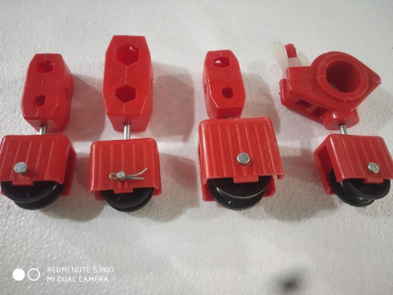 MANILA ROPE PULLEY CABLE TROLLEY CRAIL TROLLEY