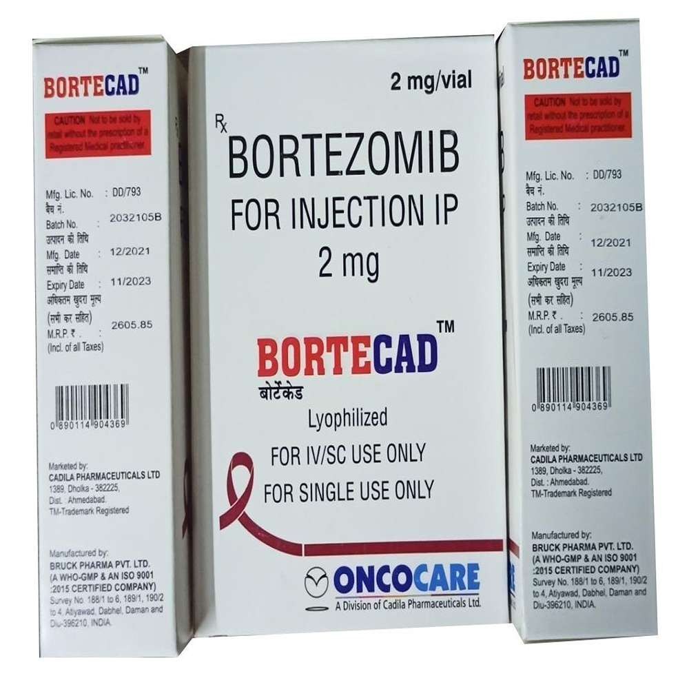 Bortecad Bortezomib Injection 2mg - Origin: India