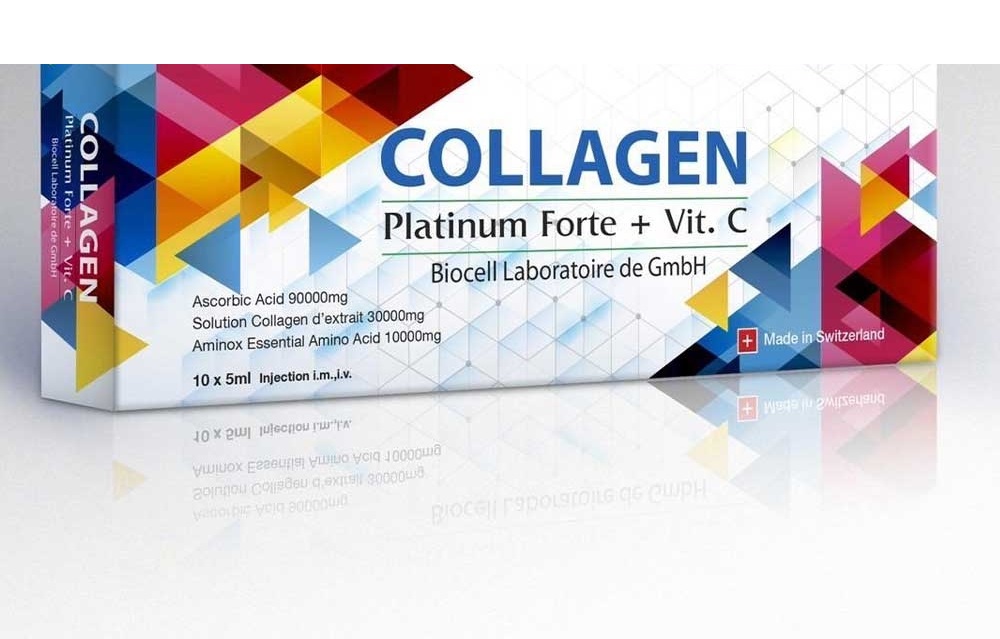 Biocell Collagen Platinum Forte Plus Collagen With Vitamin C Injection - Recommended For: Adults