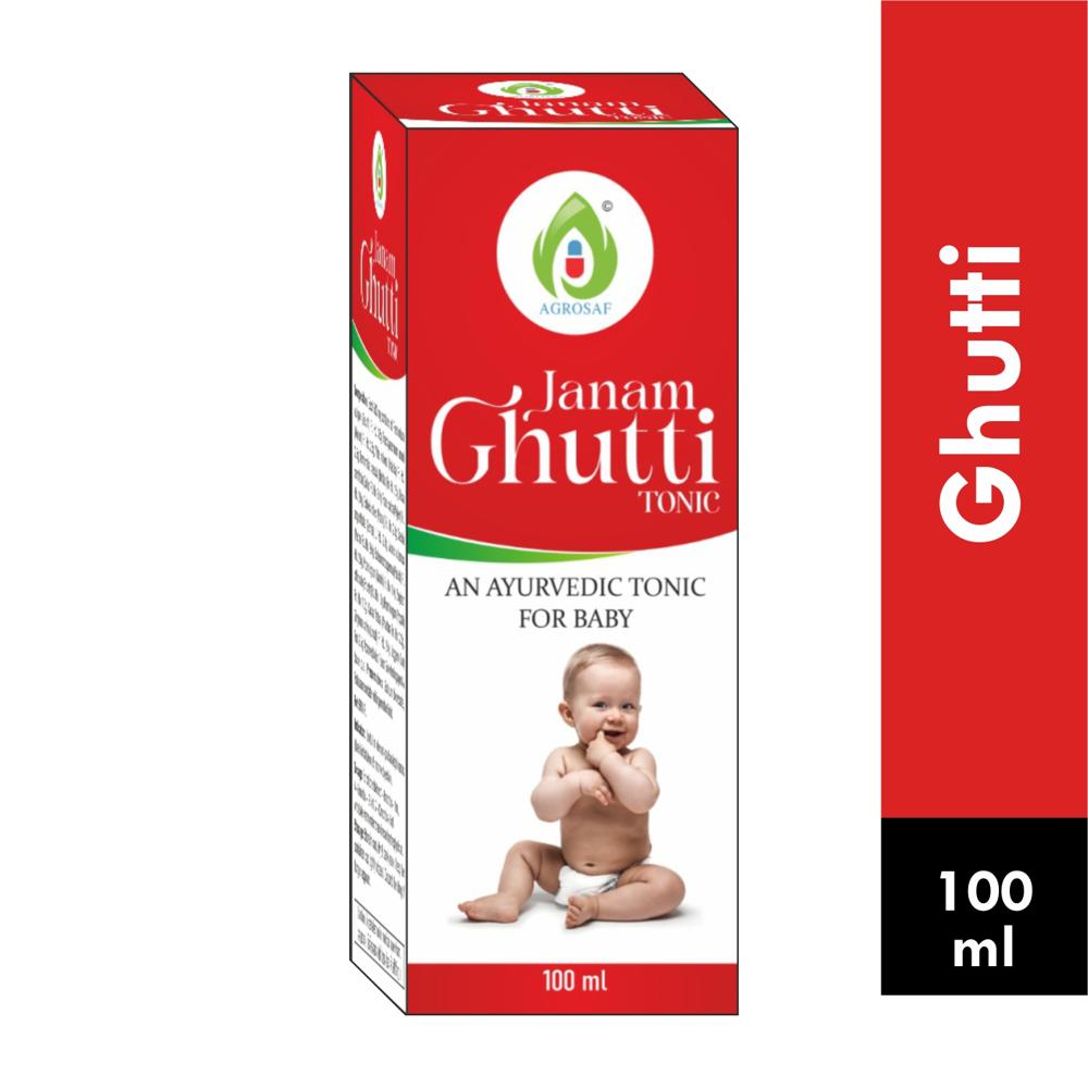 AGROSAF JANAM GHUTTI -AN AYURVEDIC TONIC FOR BABY