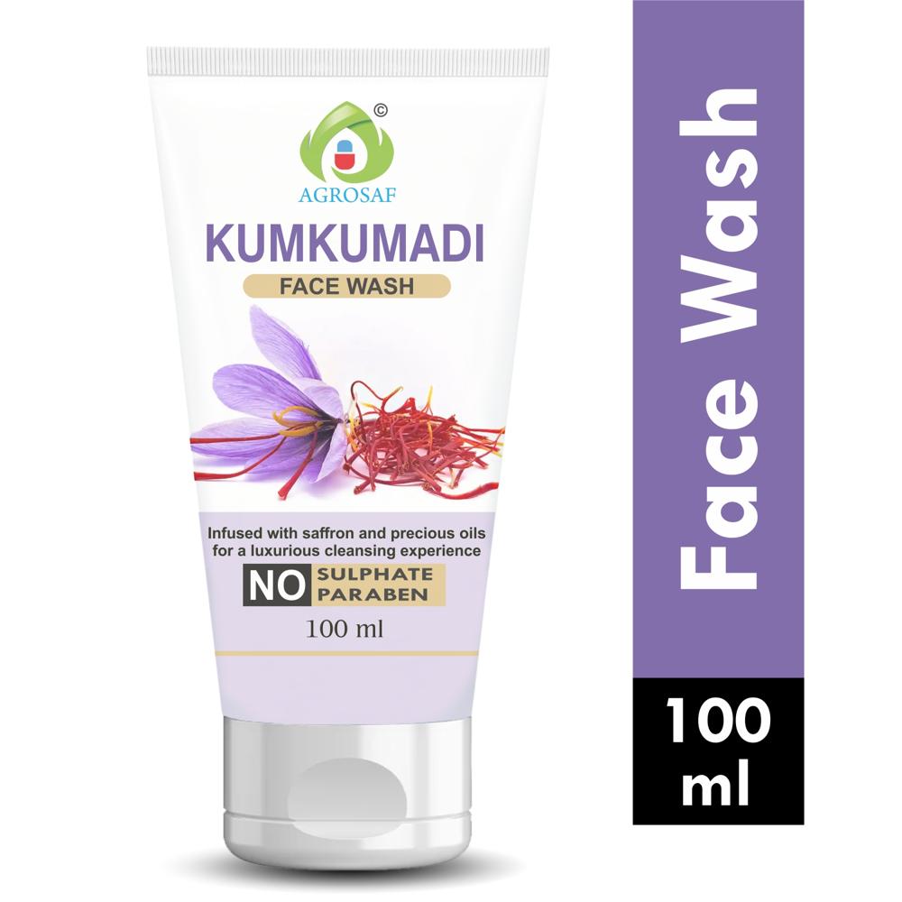 Agrosaf Kumkumadi Face Wash - Kumkumadi Face Wash - Ingredients: Herbal