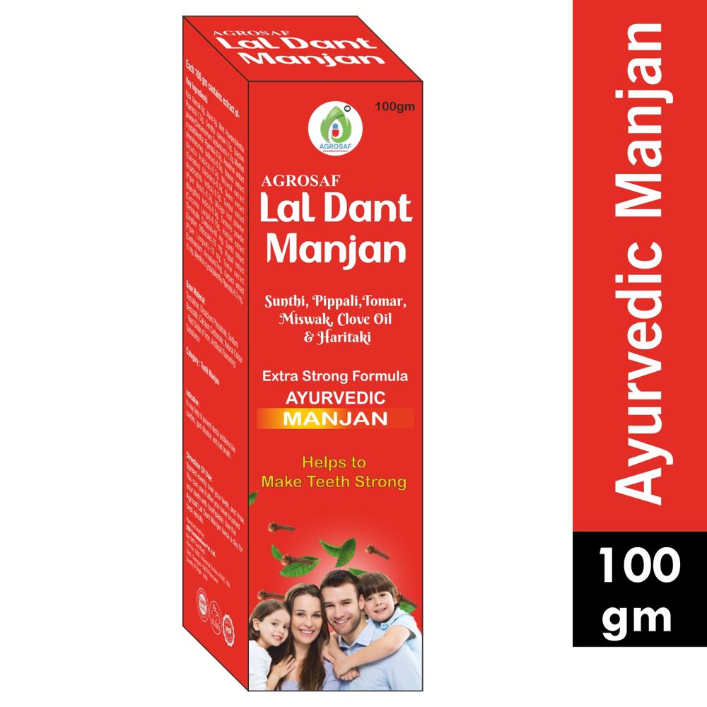 Agrosaf Lal Dant Manjan - Drug Type: General Medicines