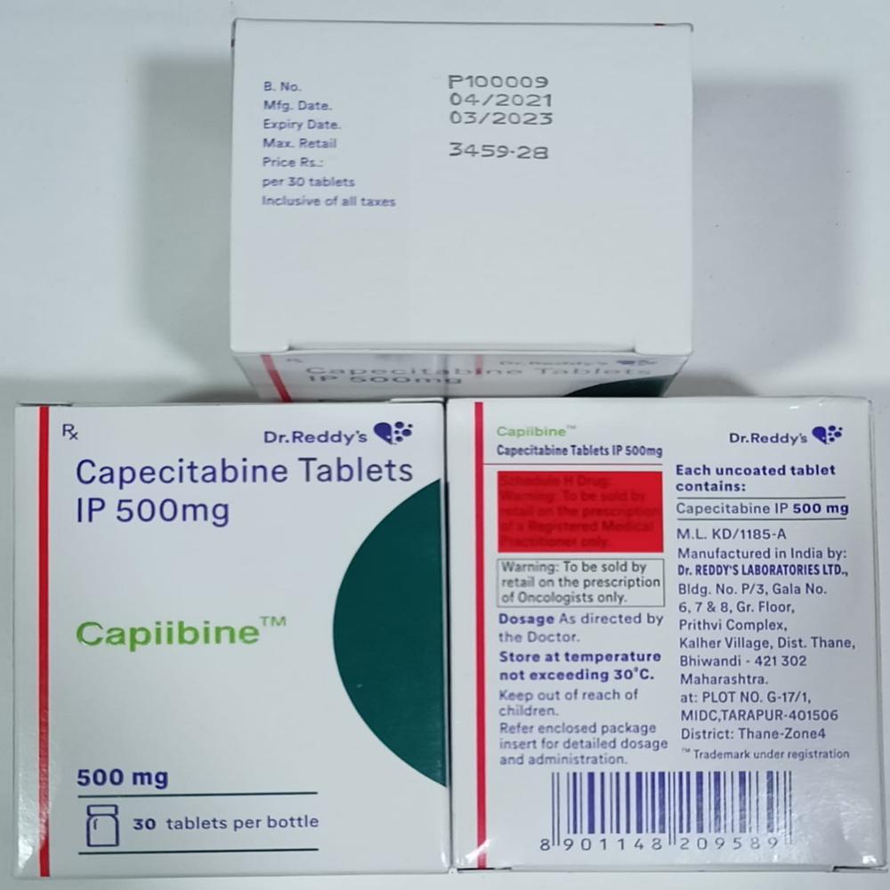 Capiibine  Capecitabine Tablet 500 mg 