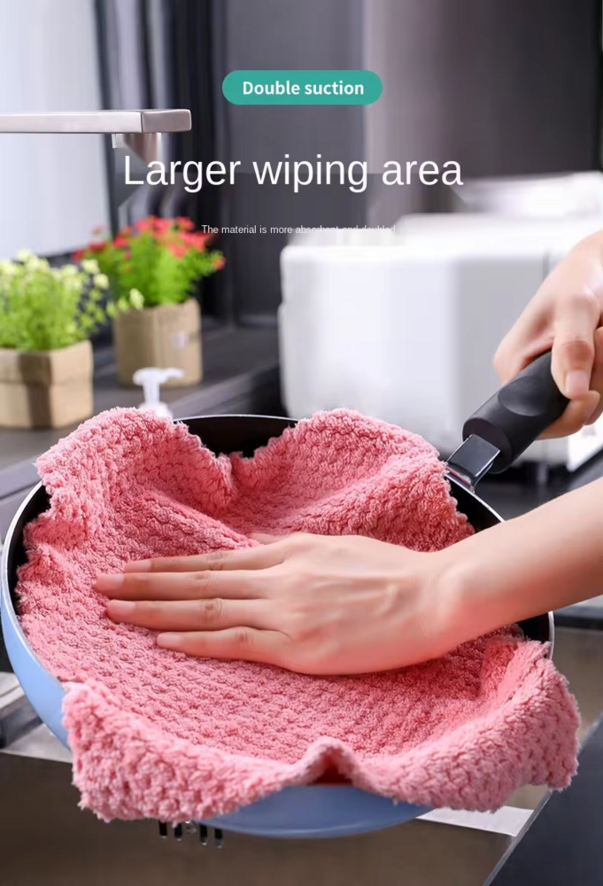 Microfiber Cleaning Towel - Microfiber, 30x30 Cm, Standard Design | Durable Construction, Smooth Finishing For Industrial Use
