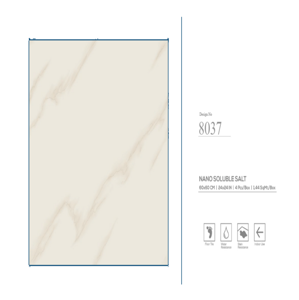 600 X 600 नैनो वेट्रिफाइड टाइल्स - ग्रेपल इंटरनेशनल