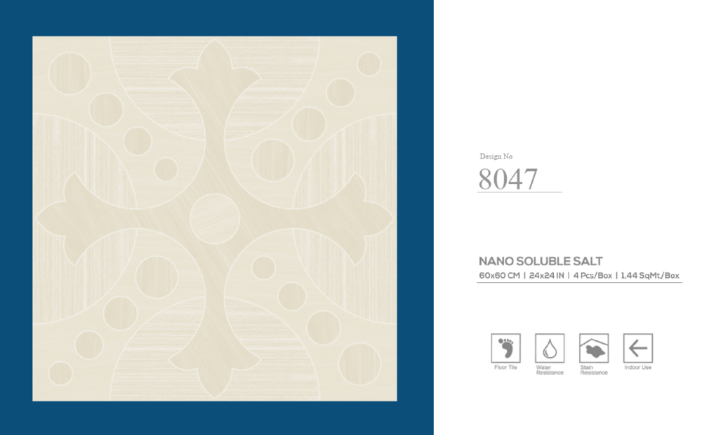 600 X 600 NANO VITRIFIED TILES
