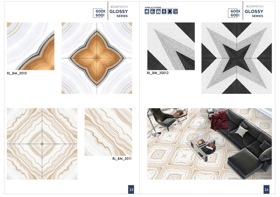 600 X 600 NANO CERAMIC WALL TILES