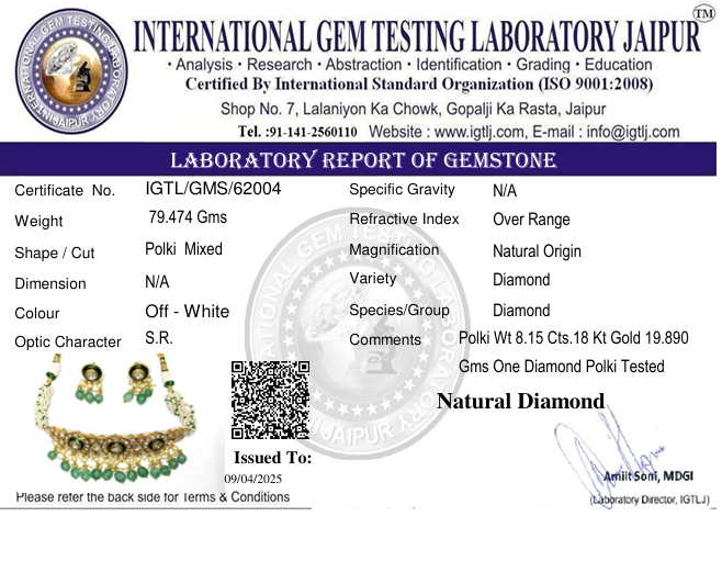 Party Wear Polki Chokar set