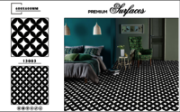 600 X 600 POLISHED VITRIFIED BLACK & WHITE TILES