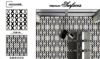 600 X 600 POLISHED VITRIFIED BLACK & WHITE TILES