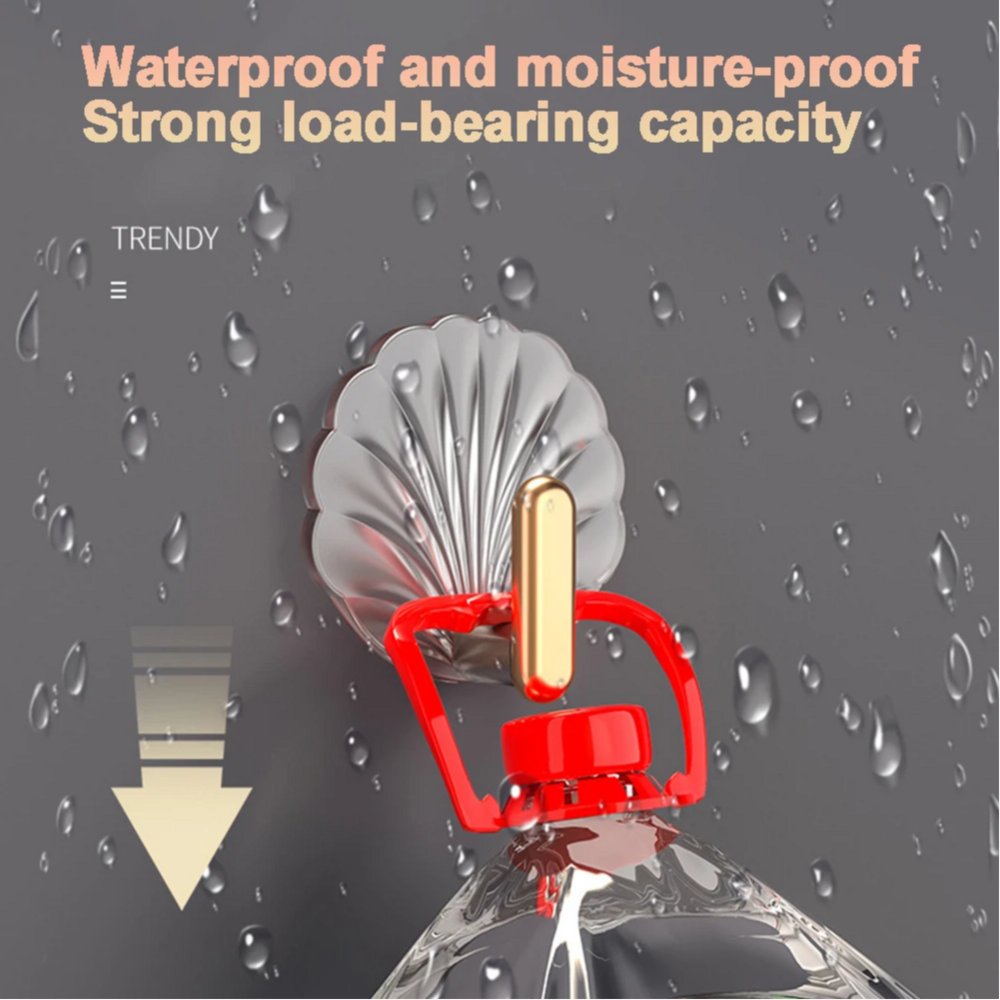 Decorative Wall Hook - Durable Plastic, 5.5 X 5.3 Cm , Round Utility Hook For Keys And Hats - Easy Manual Installation, Standard Style